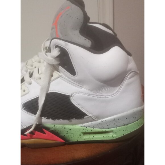 Nike Air Jordan 5 Retro Poison Green 136027-115 Men’s Size 9 - Picture 10 of 16